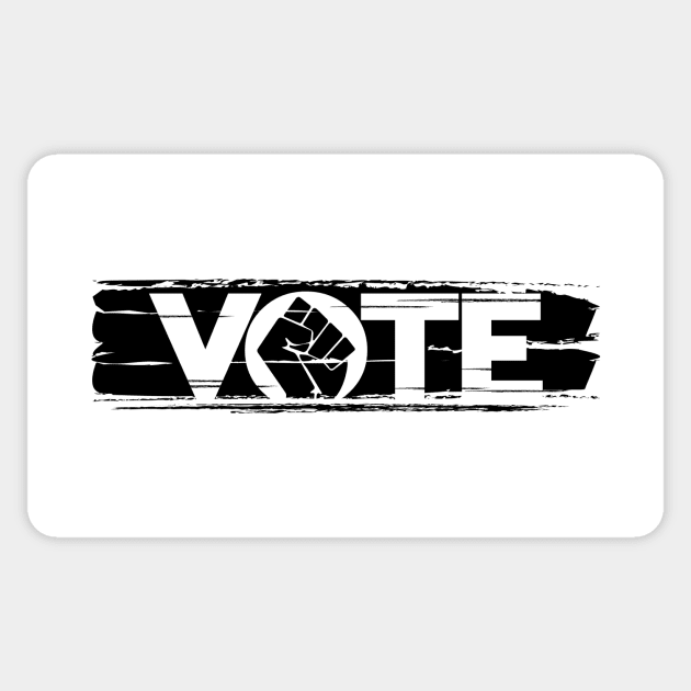 VOTE Black Lives Matter Sticker by damienmayfield.com